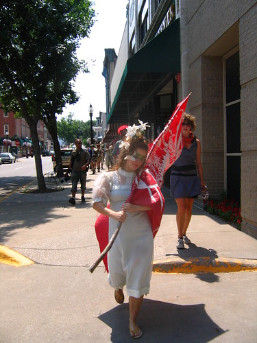 Callie on parade