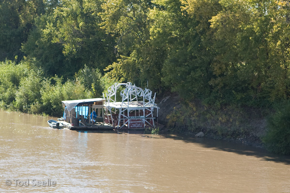 The galley & front raft